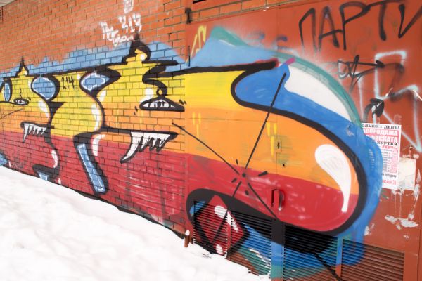 Brick Graffiti Removal in Kirkland